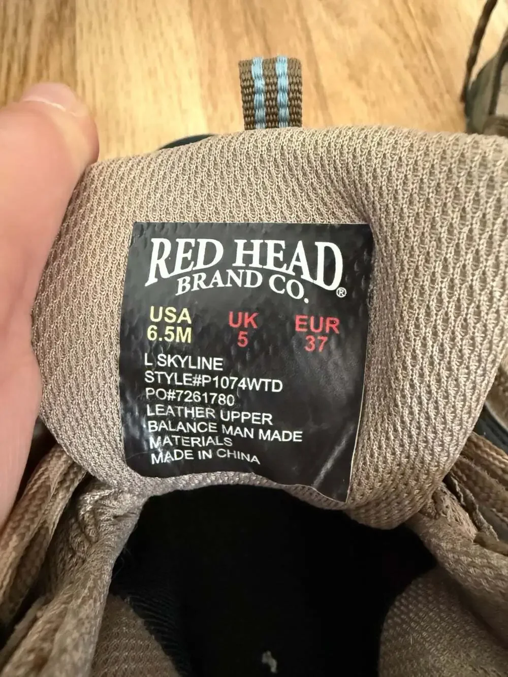 RED HEAD Men's Hiking Boots Size 6.5